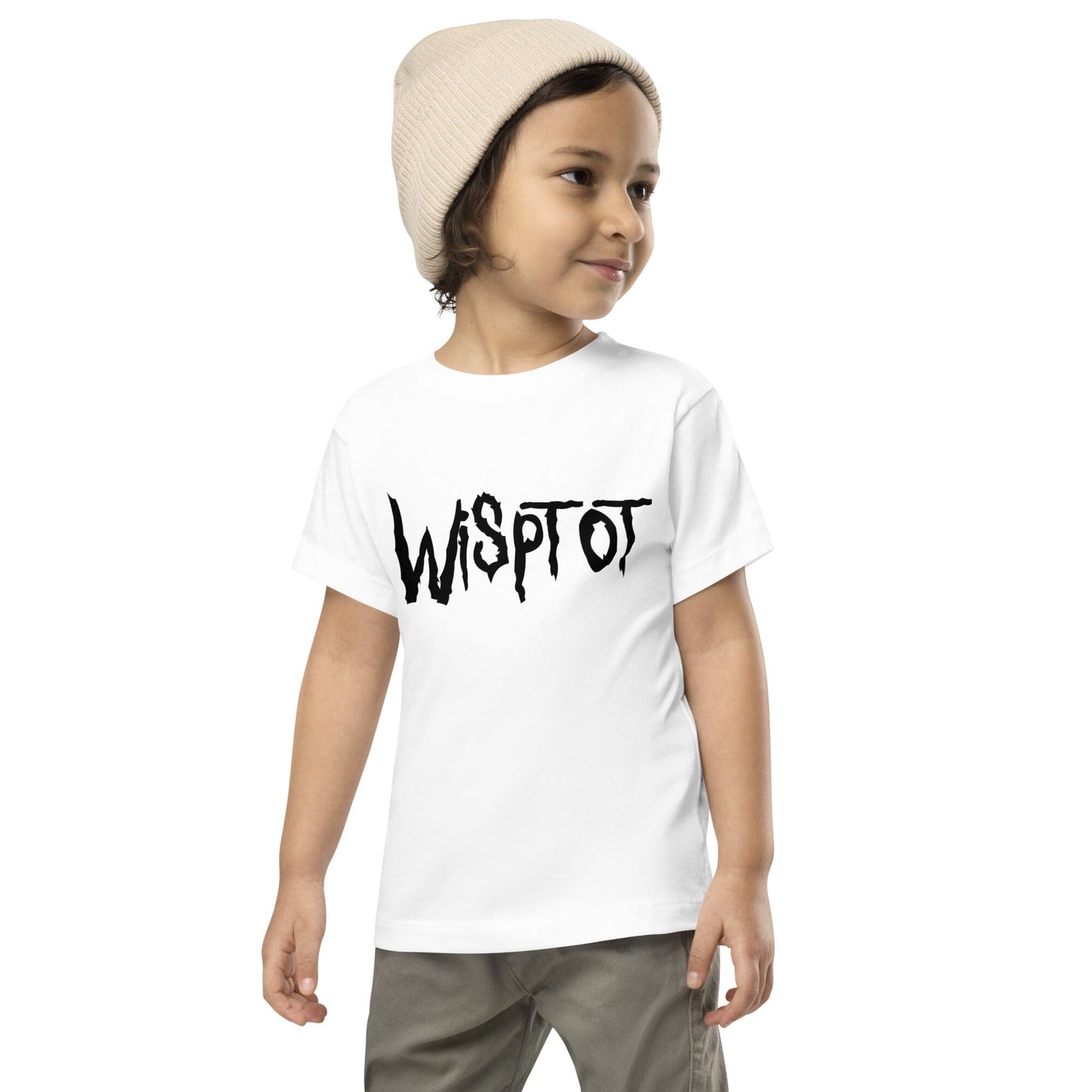 WispTot TODDLER T-Shirt [Unfoiled] (All net proceeds go to equally to Kitty CrusAIDe and Rags to Riches Animal Rescue) JoyousJoyfulJoyness White 2T 