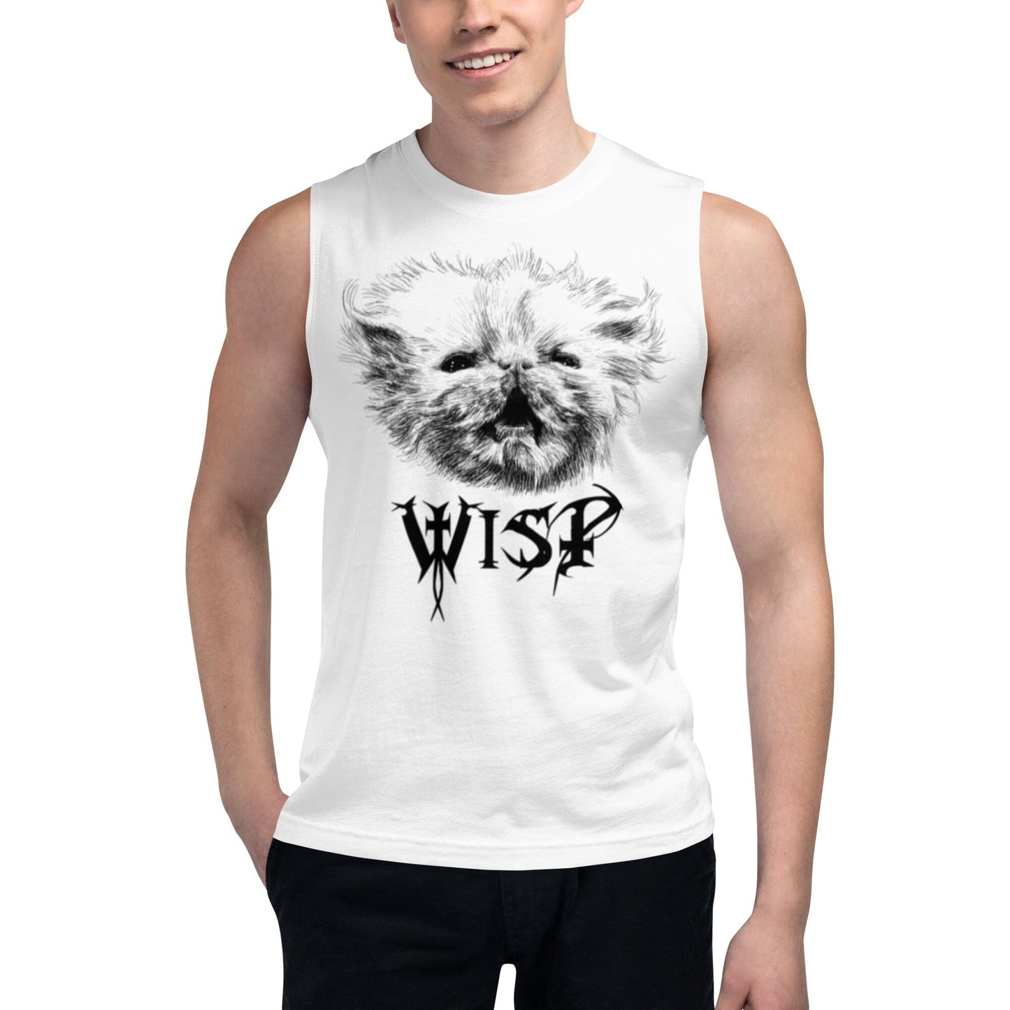 Metal Wisp Muscle Shirt [Unfoiled] (All net proceeds go to Rags to Riches Animal Rescue) JoyousJoyfulJoyness S 