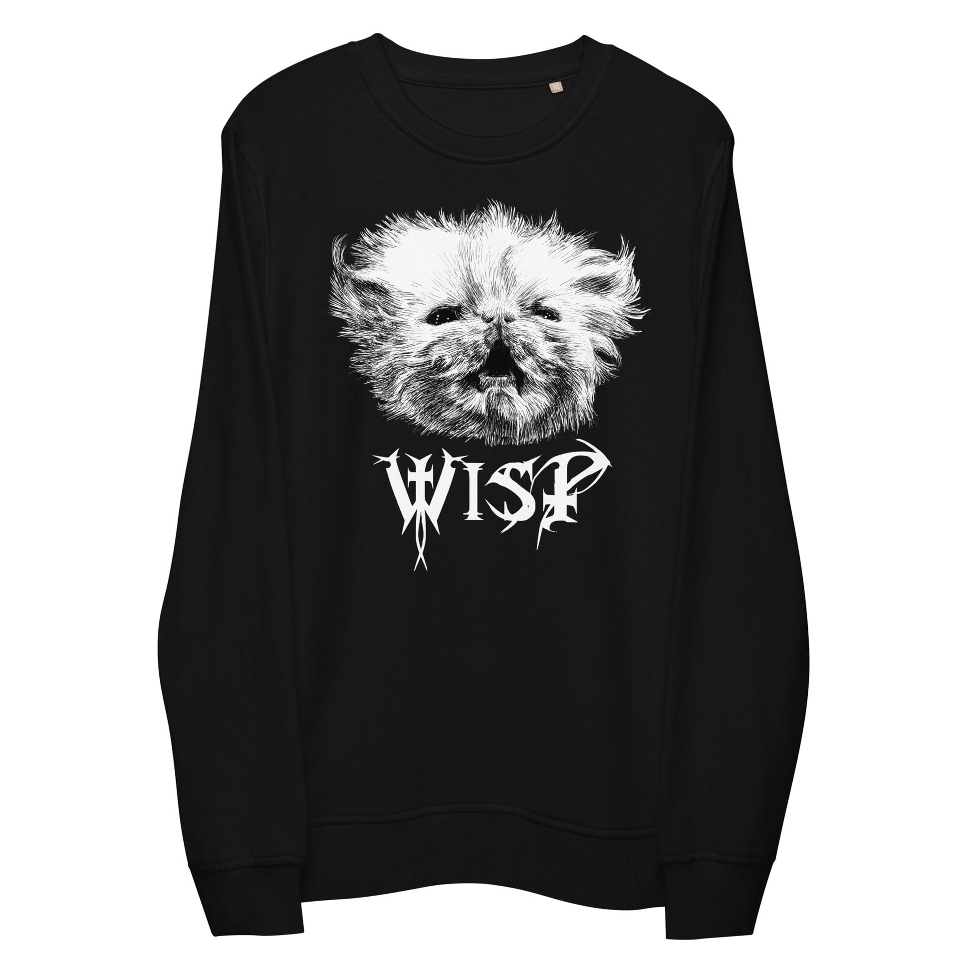 BLACK Metal Wisp Sweatshirt [Unfoiled] (All net proceeds go to Rags to Riches Animal Rescue) JoyousJoyfulJoyness S 