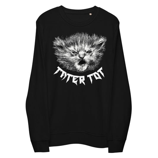 BLACK Metal Tater Tot Sweatshirt [Unfoiled] (All net proceeds go to Kitty CrusAIDe) JoyousJoyfulJoyness S 