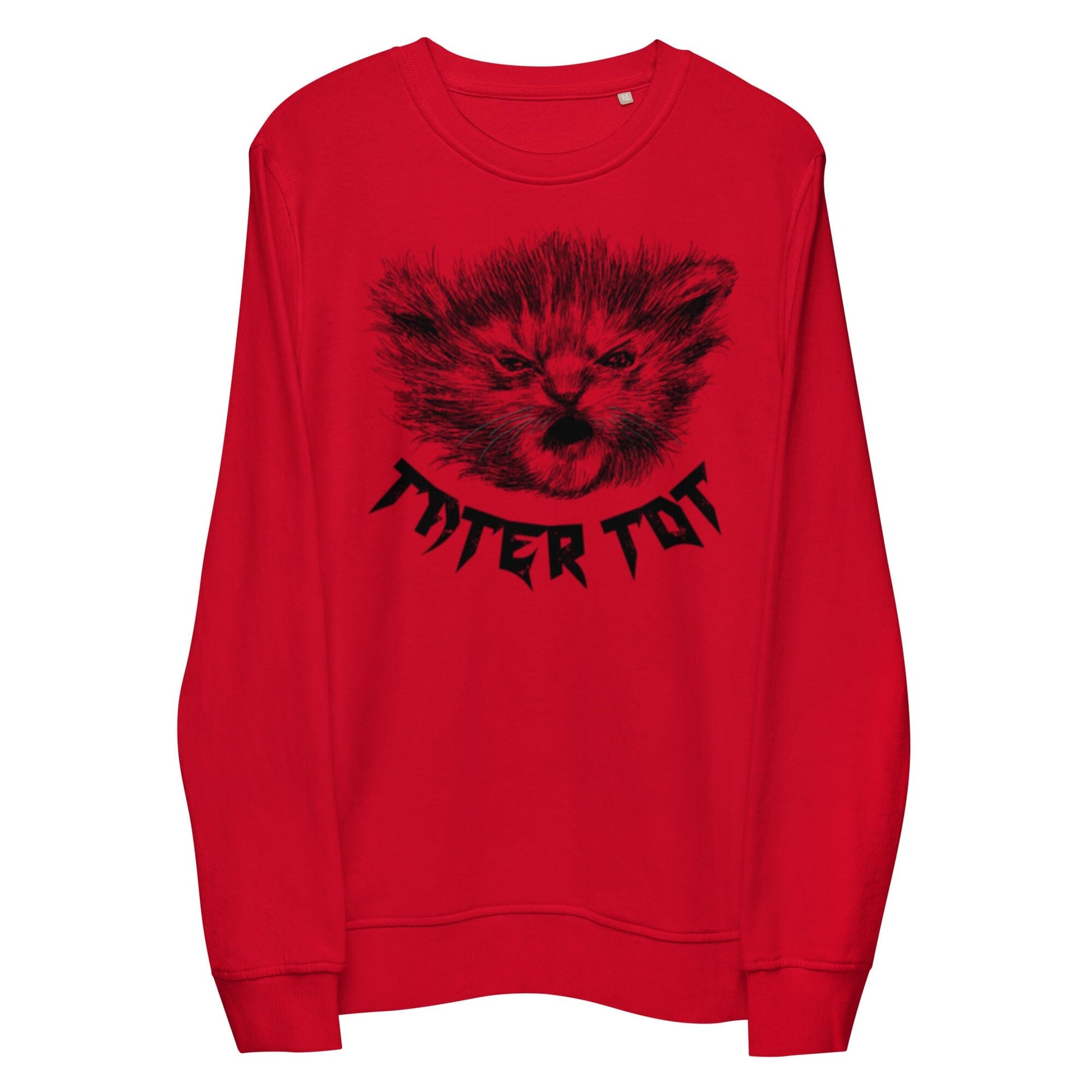 Metal Tater Tot Sweatshirt [Unfoiled] (All net proceeds go to Kitty CrusAIDe) JoyousJoyfulJoyness Red S 