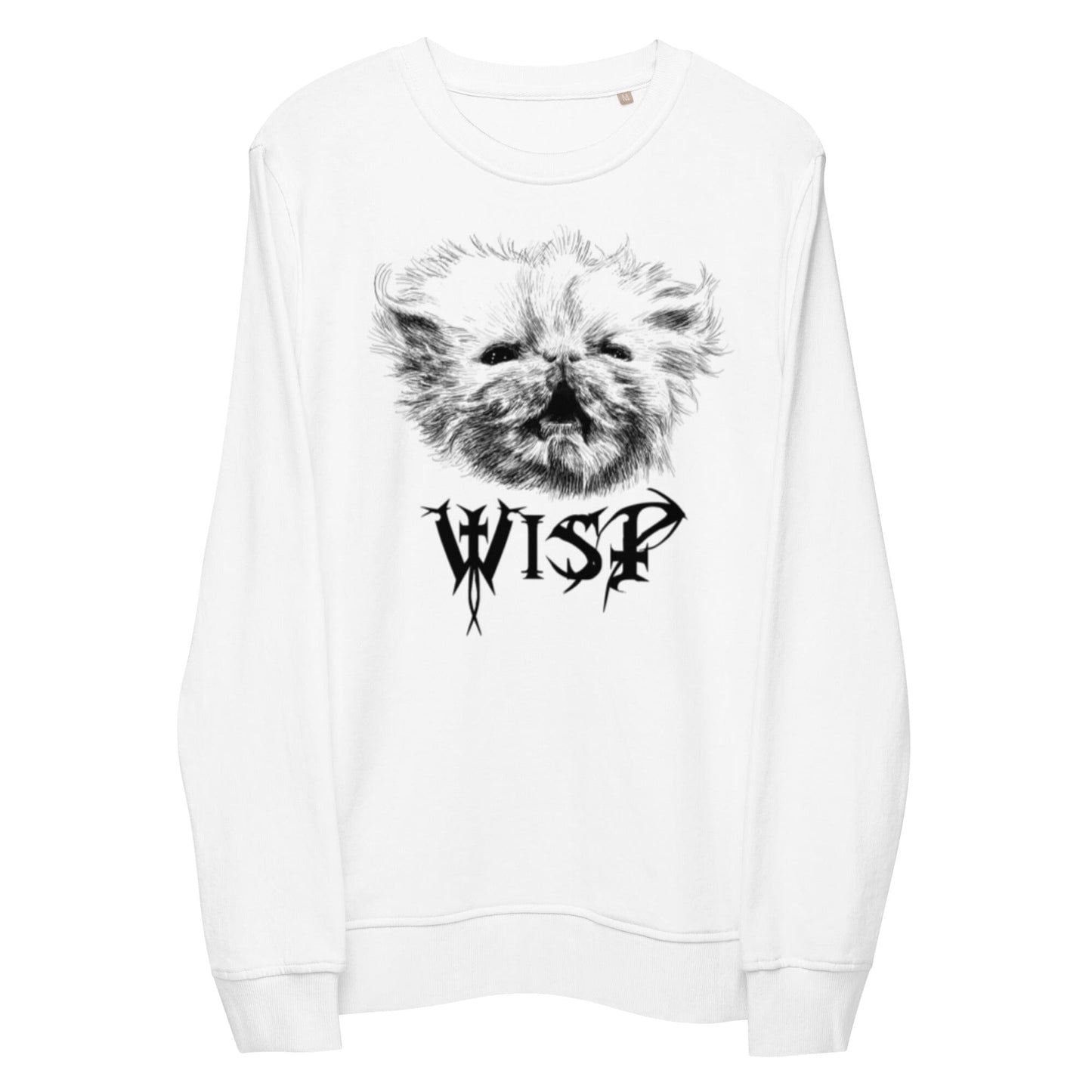 Metal Wisp Sweatshirt [Unfoiled] (All net proceeds go to Rags to Riches Animal Rescue) JoyousJoyfulJoyness White S 