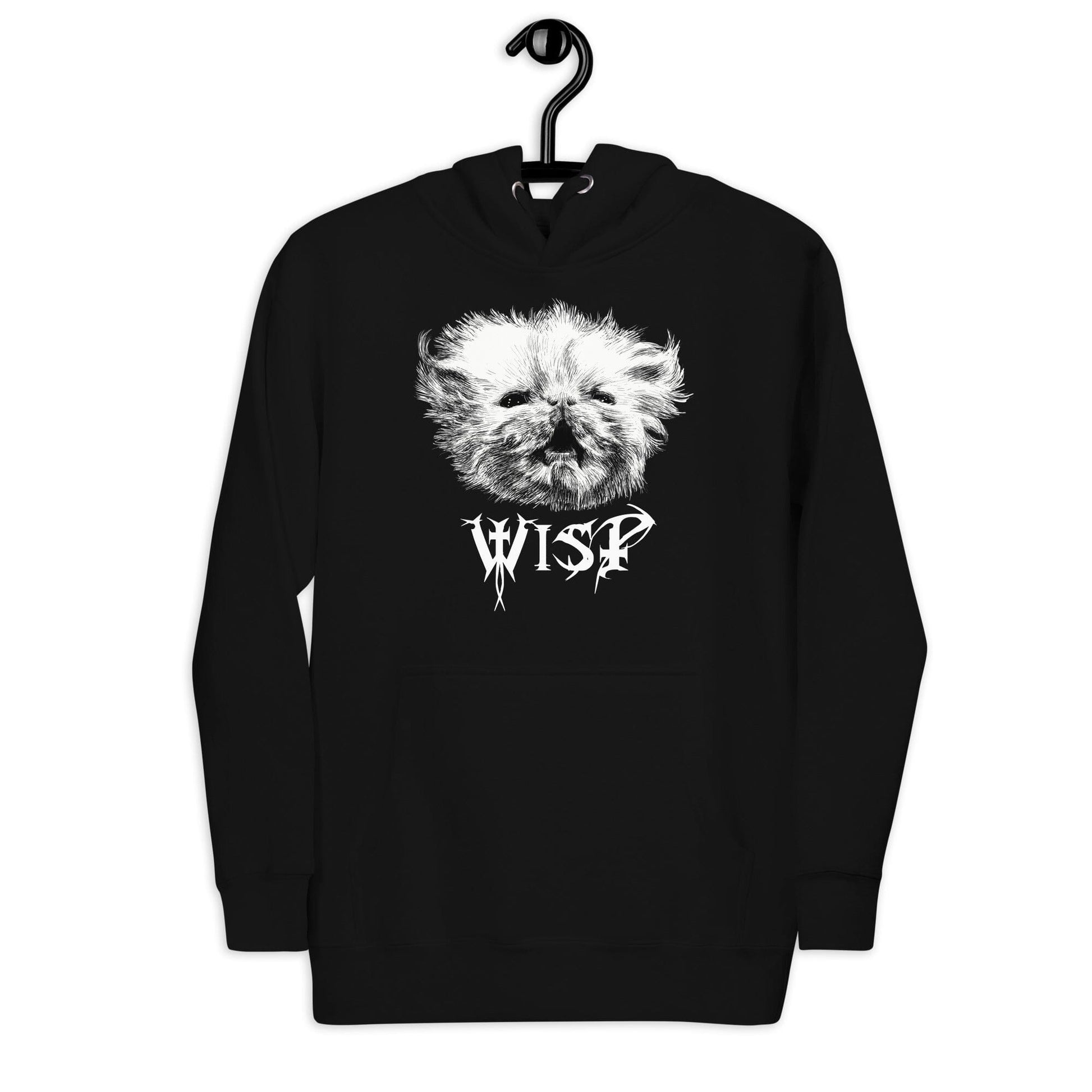 BLACK Metal Wisp Hoodie [Unfoiled] (All net proceeds go to Rags to Riches Animal Rescue) JoyousJoyfulJoyness S 