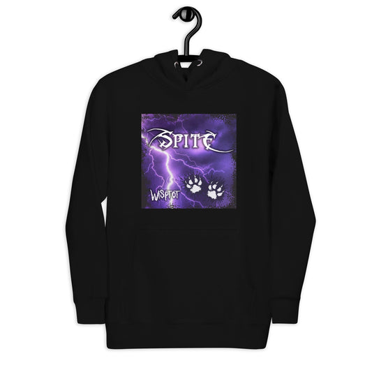 WispTot Album Hoodie [Unfoiled] (All net proceeds go to equally to Kitty CrusAIDe and Rags to Riches Animal Rescue) JoyousJoyfulJoyness Black S 