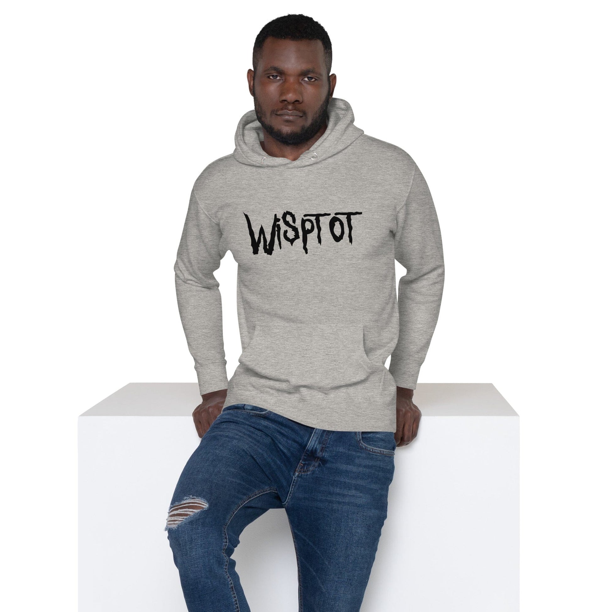 WispTot Hoodie [Unfoiled] (All net proceeds go to equally to Kitty CrusAIDe and Rags to Riches Animal Rescue) JoyousJoyfulJoyness Carbon Grey S 