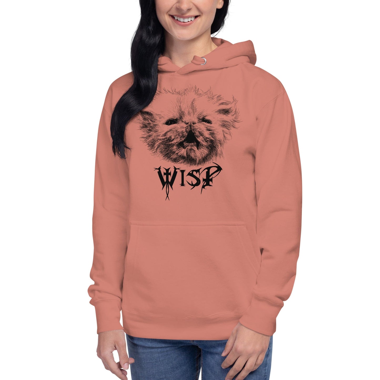 Metal Wisp Hoodie [Unfoiled] (All net proceeds go to Rags to Riches Animal Rescue) JoyousJoyfulJoyness Dusty Rose S 