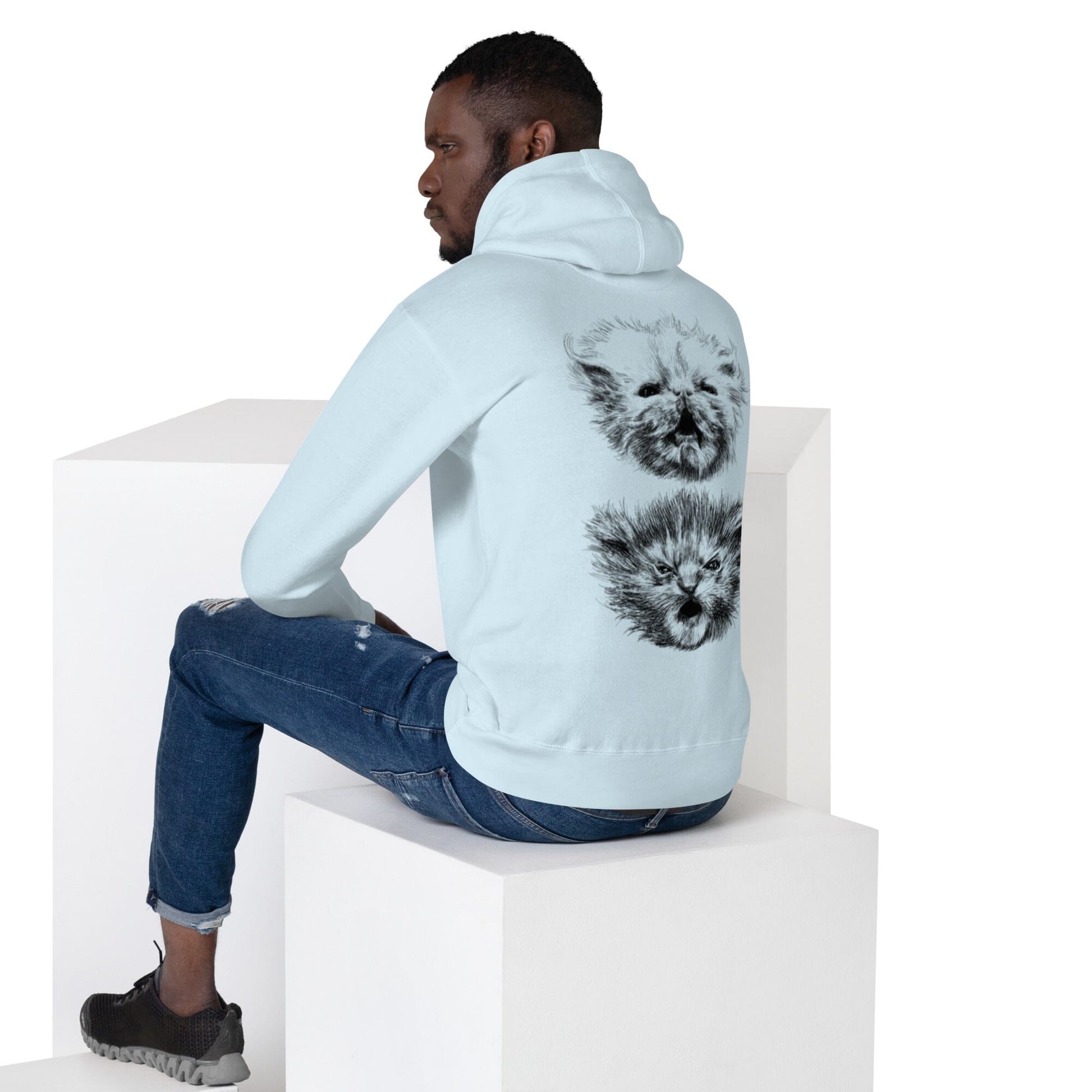 WispTot Hoodie [Unfoiled] (All net proceeds go to equally to Kitty CrusAIDe and Rags to Riches Animal Rescue) JoyousJoyfulJoyness 