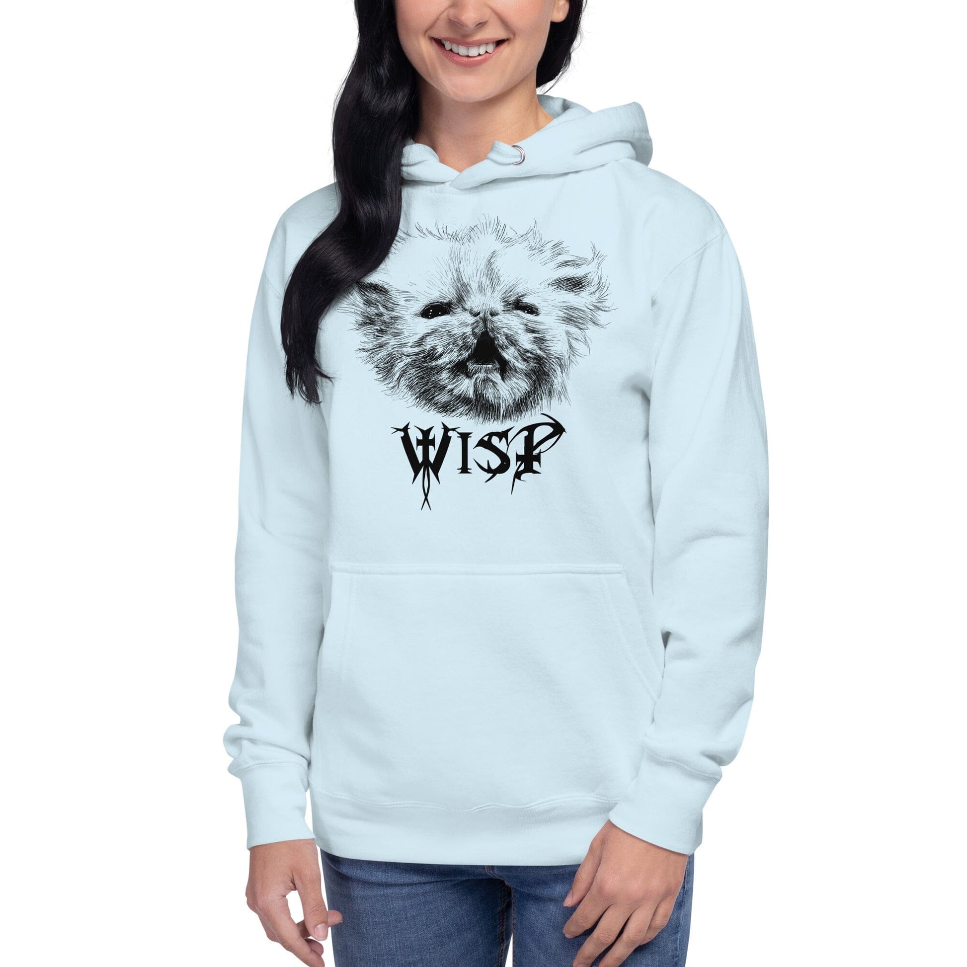 Metal Wisp Hoodie [Unfoiled] (All net proceeds go to Rags to Riches Animal Rescue) JoyousJoyfulJoyness Sky Blue S 