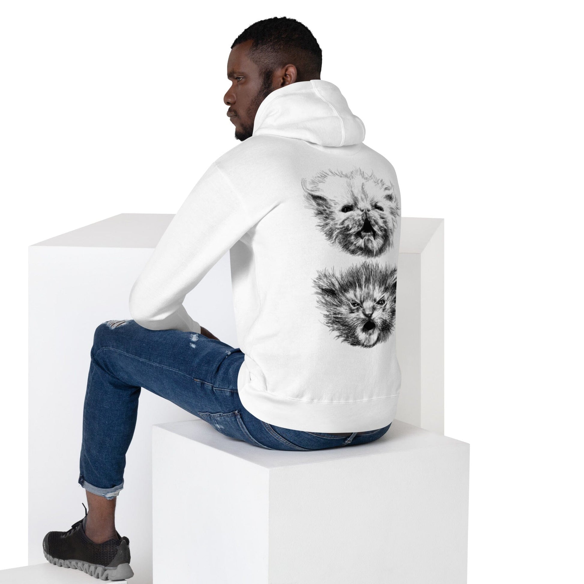 WispTot Hoodie [Unfoiled] (All net proceeds go to equally to Kitty CrusAIDe and Rags to Riches Animal Rescue) JoyousJoyfulJoyness 