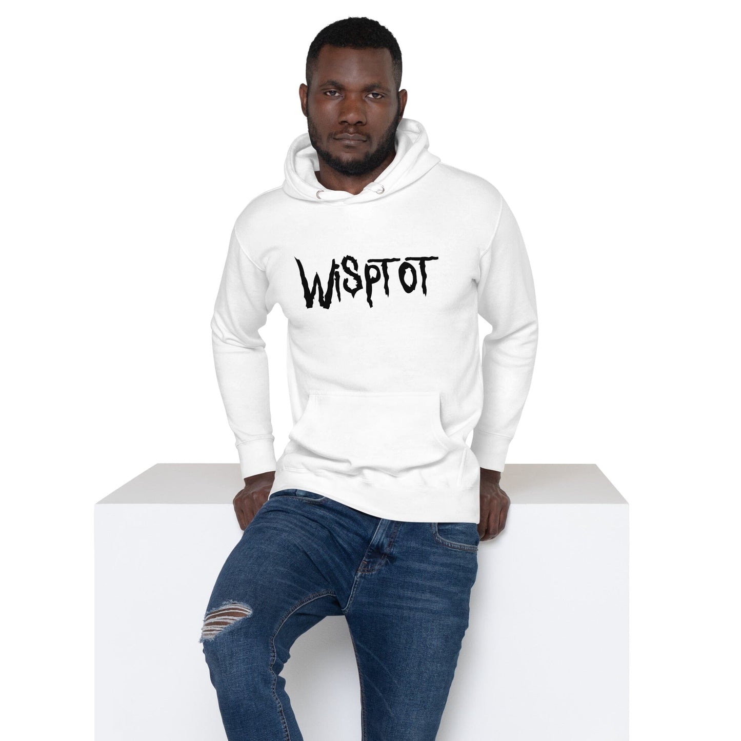 WispTot Hoodie [Unfoiled] (All net proceeds go to equally to Kitty CrusAIDe and Rags to Riches Animal Rescue) JoyousJoyfulJoyness White S 