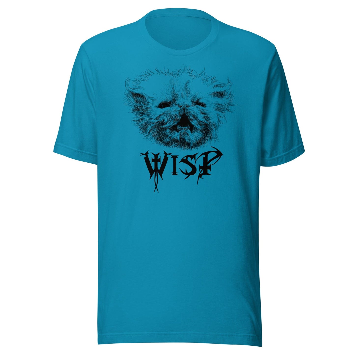 Metal Wisp T-Shirt [Unfoiled] (All net proceeds go to Rags to Riches Animal Rescue) JoyousJoyfulJoyness Aqua S 