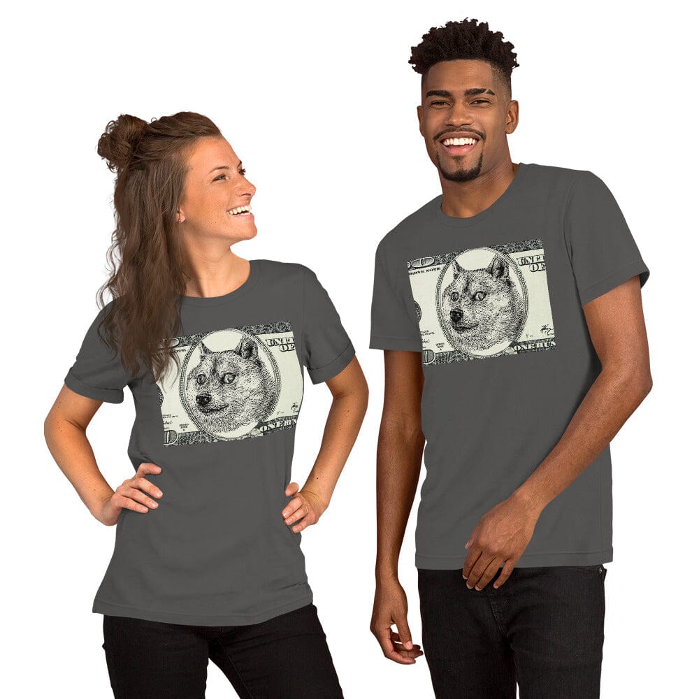 Doge Bucks T-Shirt JoyousJoyfulJoyness Asphalt S 