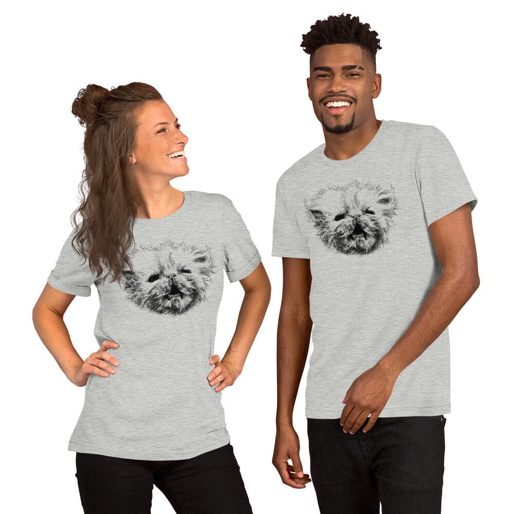 Angry Wisp T-Shirt [Unfoiled] (All net proceeds go to Rags to Riches Animal Rescue, Inc.) JoyousJoyfulJoyness Athletic Heather XS 