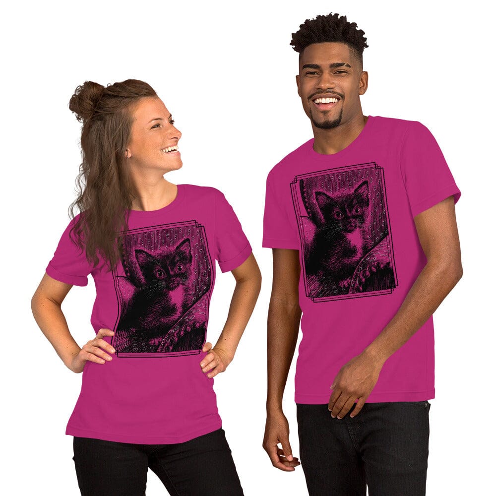 Tiny Tim and his Chair T-Shirt [Unfoiled] (All net proceeds go to Tiny Tim's Tiny Foster Family) JoyousJoyfulJoyness Berry S 