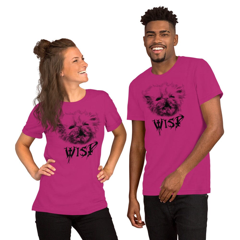 Metal Wisp T-Shirt (Extended Sizing) [Unfoiled] (All net proceeds go to Rags to Riches Animal Rescue) JoyousJoyfulJoyness Berry 3XL 