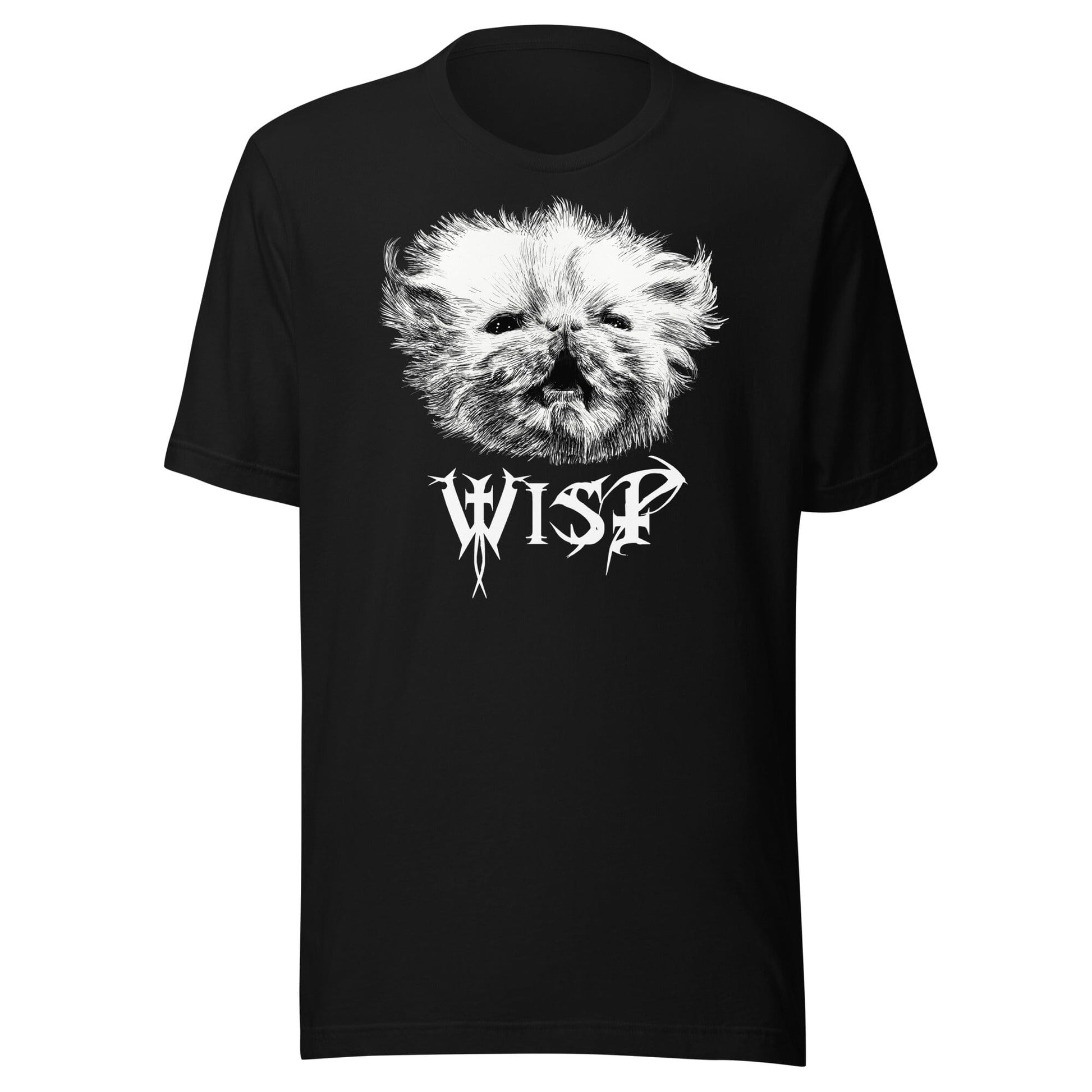 BLACK Metal Wisp T-Shirt [Unfoiled] (All net proceeds go to Rags to Riches Animal Rescue) JoyousJoyfulJoyness XS 