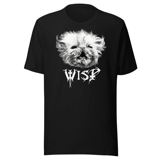 BLACK Metal Wisp T-Shirt [Unfoiled] (All net proceeds go to Rags to Riches Animal Rescue) JoyousJoyfulJoyness XS 