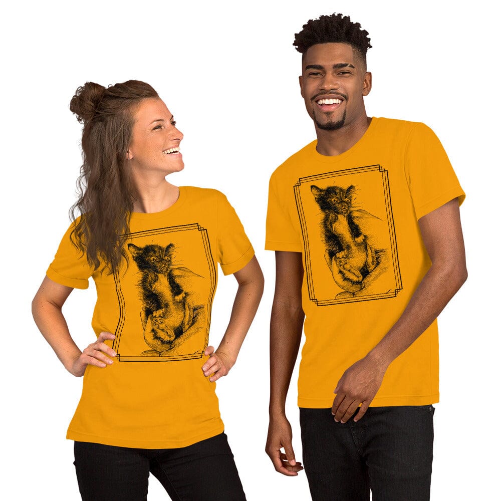 Silly Tiny Tim T-Shirt [Unfoiled] (All net proceeds go to Tiny Tim's Tiny Foster Family) JoyousJoyfulJoyness Gold S 