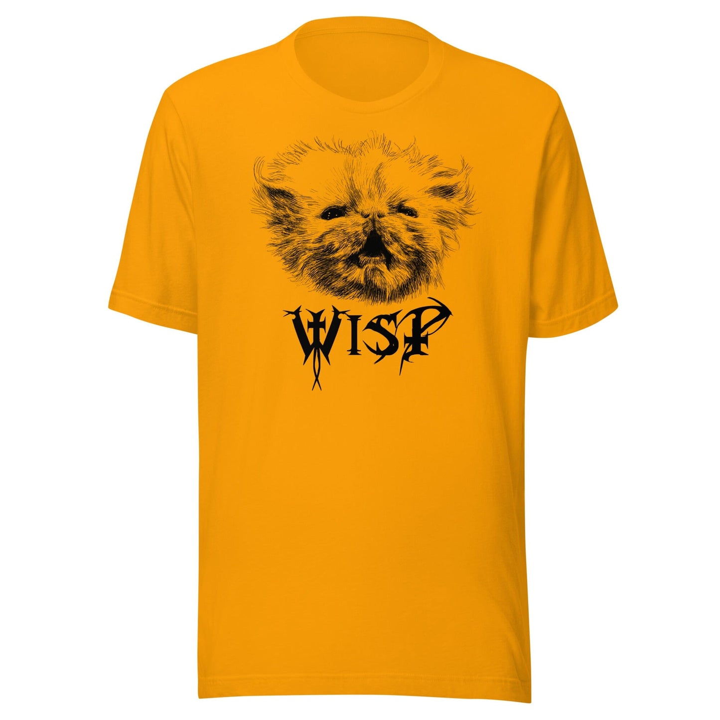 Metal Wisp T-Shirt [Unfoiled] (All net proceeds go to Rags to Riches Animal Rescue) JoyousJoyfulJoyness Gold S 