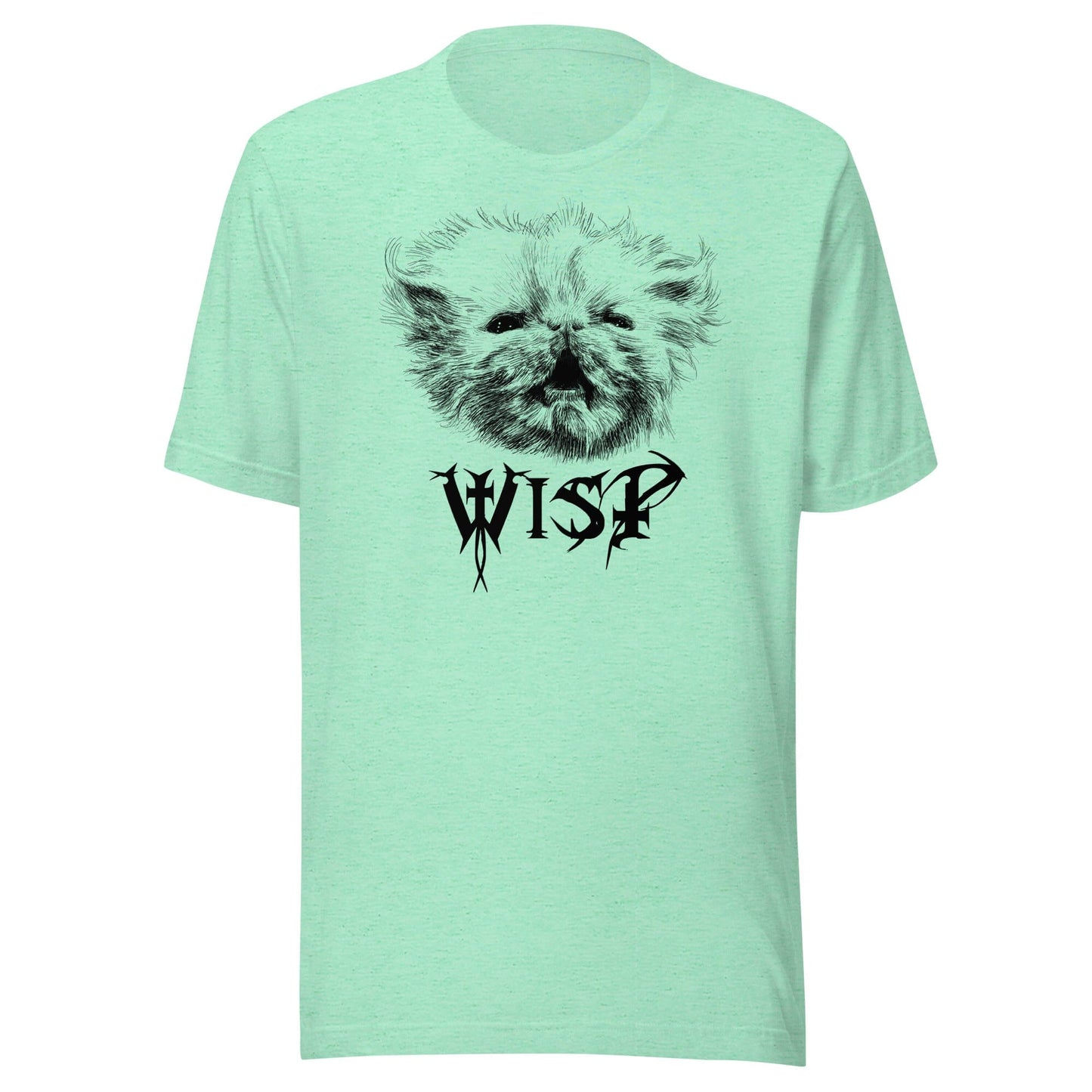 Metal Wisp T-Shirt [Unfoiled] (All net proceeds go to Rags to Riches Animal Rescue) JoyousJoyfulJoyness Heather Mint S 