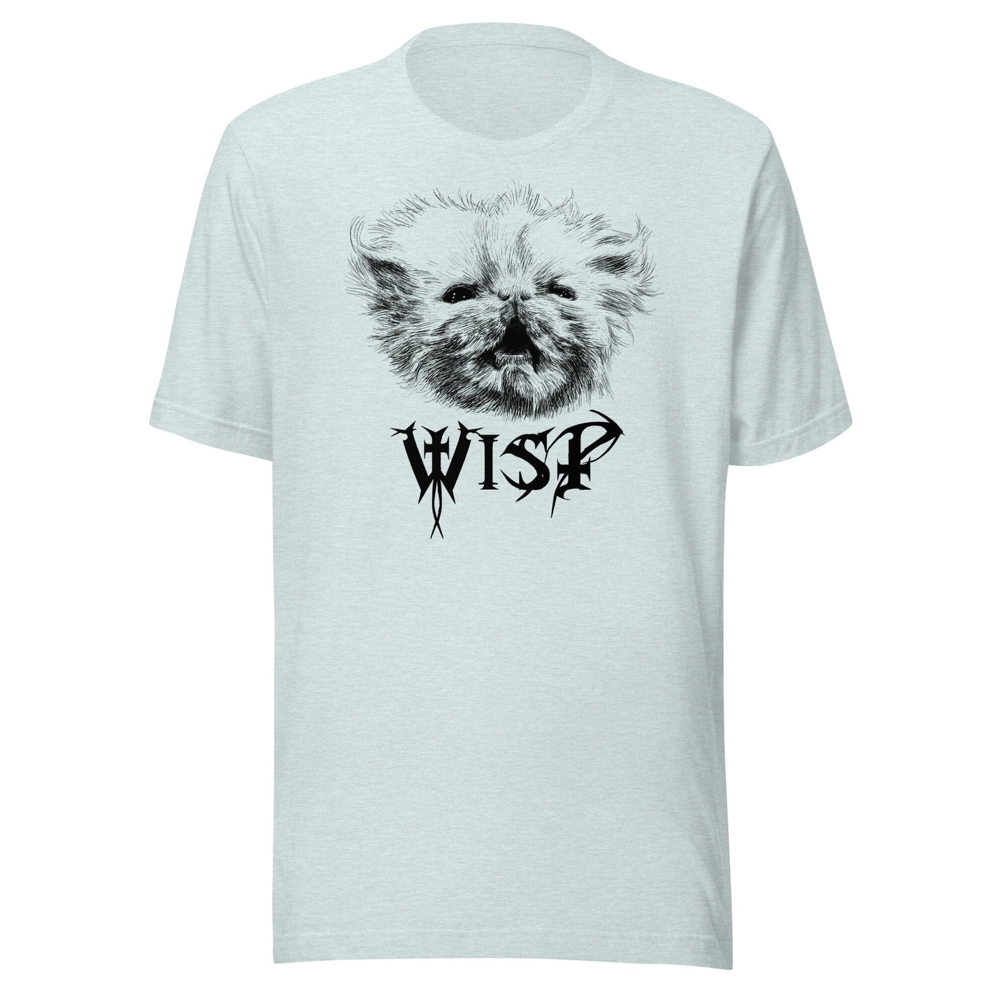 Metal Wisp T-Shirt [Unfoiled] (All net proceeds go to Rags to Riches Animal Rescue) JoyousJoyfulJoyness Heather Prism Ice Blue XS 