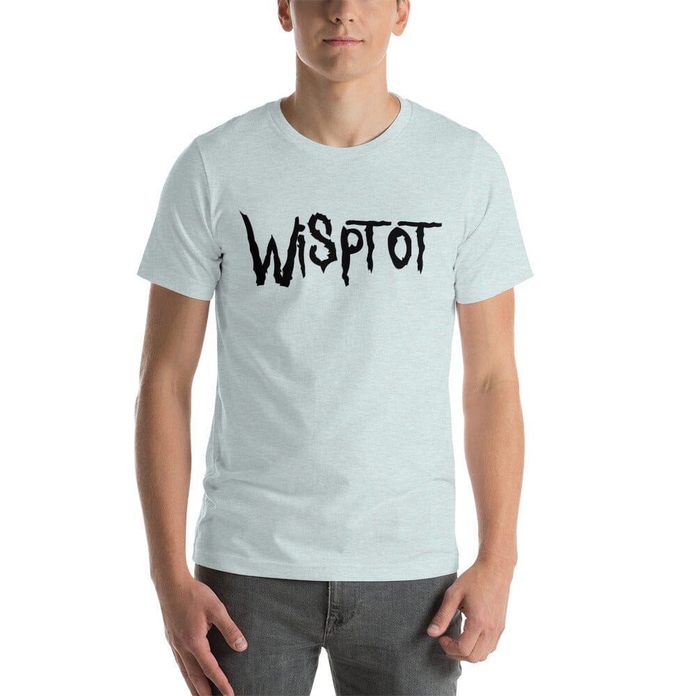 WispTot T-Shirt [Unfoiled] (All net proceeds go to equally to Kitty CrusAIDe and Rags to Riches Animal Rescue) JoyousJoyfulJoyness Heather Prism Ice Blue XS 