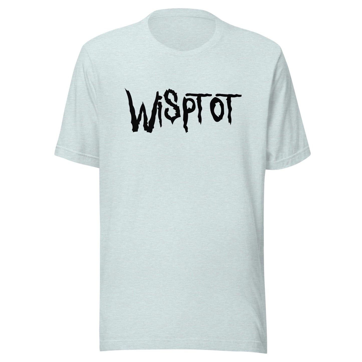 WispTot T-Shirt (Extended Sizing) [Unfoiled] (All net proceeds go to equally to Kitty CrusAIDe and Rags to Riches Animal Rescue) JoyousJoyfulJoyness Heather Prism Ice Blue 3XL 