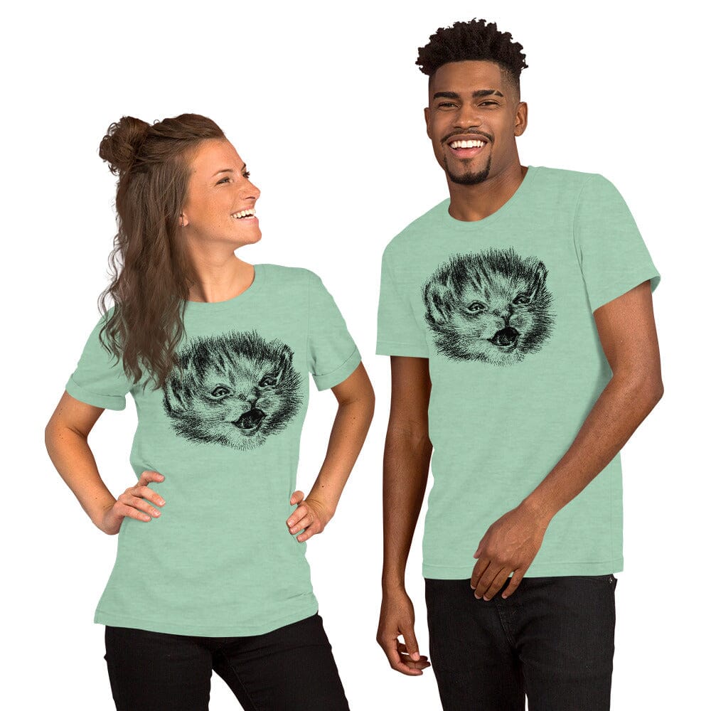 Happy Tater Tot T-Shirt [Unfoiled] (All net proceeds go to Kitty CrusAIDe) JoyousJoyfulJoyness Heather Prism Mint XS 