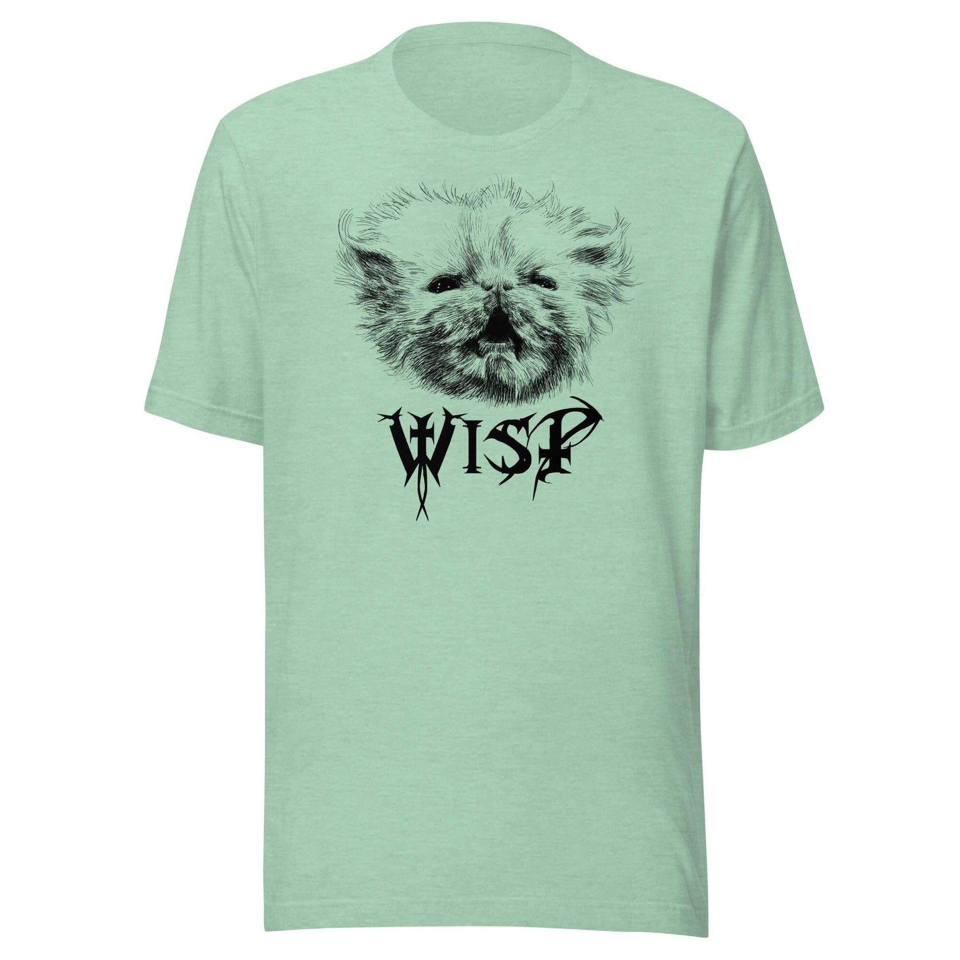 Metal Wisp T-Shirt [Unfoiled] (All net proceeds go to Rags to Riches Animal Rescue) JoyousJoyfulJoyness Heather Prism Mint XS 