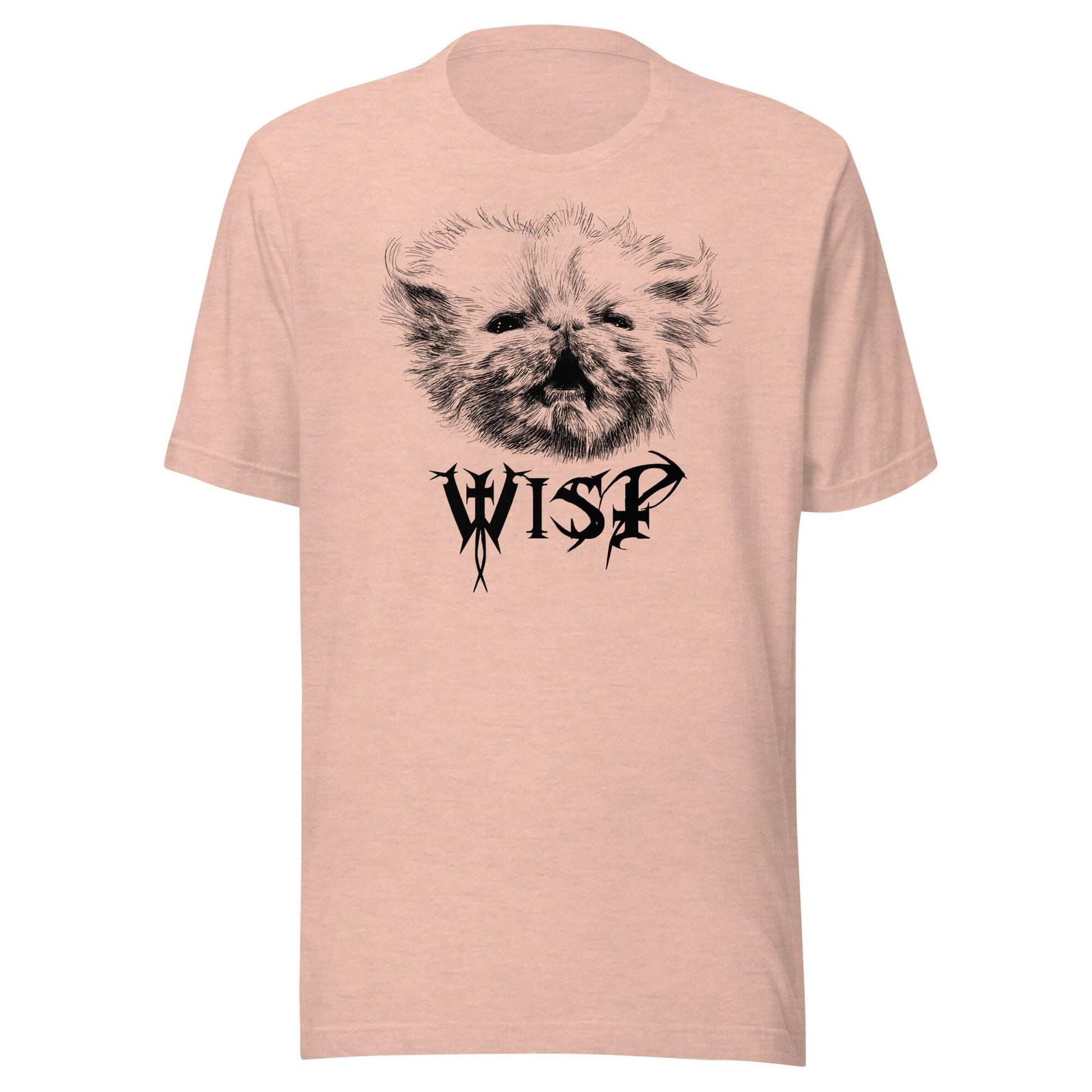 Metal Wisp T-Shirt [Unfoiled] (All net proceeds go to Rags to Riches Animal Rescue) JoyousJoyfulJoyness Heather Prism Peach XS 