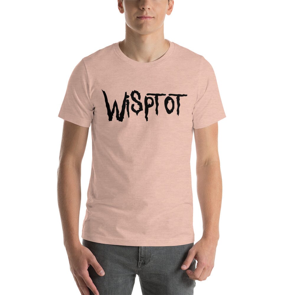 WispTot T-Shirt [Unfoiled] (All net proceeds go to equally to Kitty CrusAIDe and Rags to Riches Animal Rescue) JoyousJoyfulJoyness Heather Prism Peach XS 