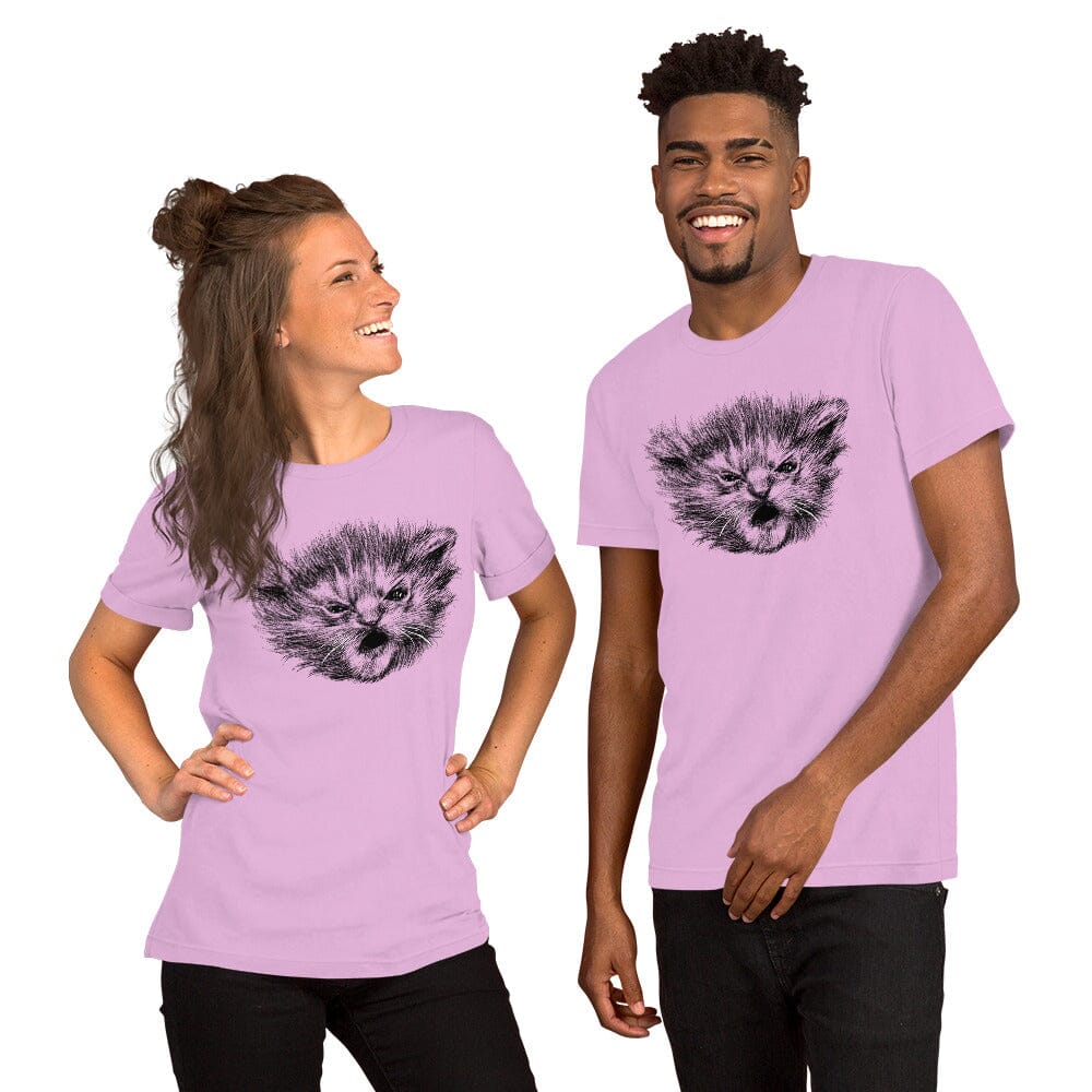 Angry Tater Tot T-Shirt [Unfoiled] (All net proceeds go to Kitty CrusAIDe) JoyousJoyfulJoyness Lilac S 