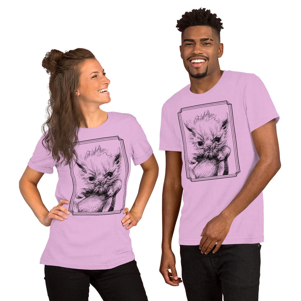 Scrungle Wisp T-Shirt [Unfoiled] (All net proceeds go to Rags to Riches Animal Rescue, Inc.) JoyousJoyfulJoyness Lilac S 