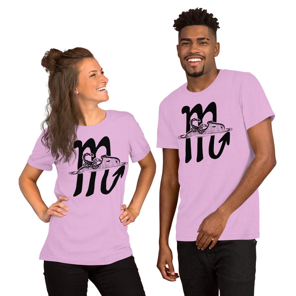 Capybara Zodiac - 08 - Scorpio Unisex T-Shirt JoyousJoyfulJoyness Lilac S 