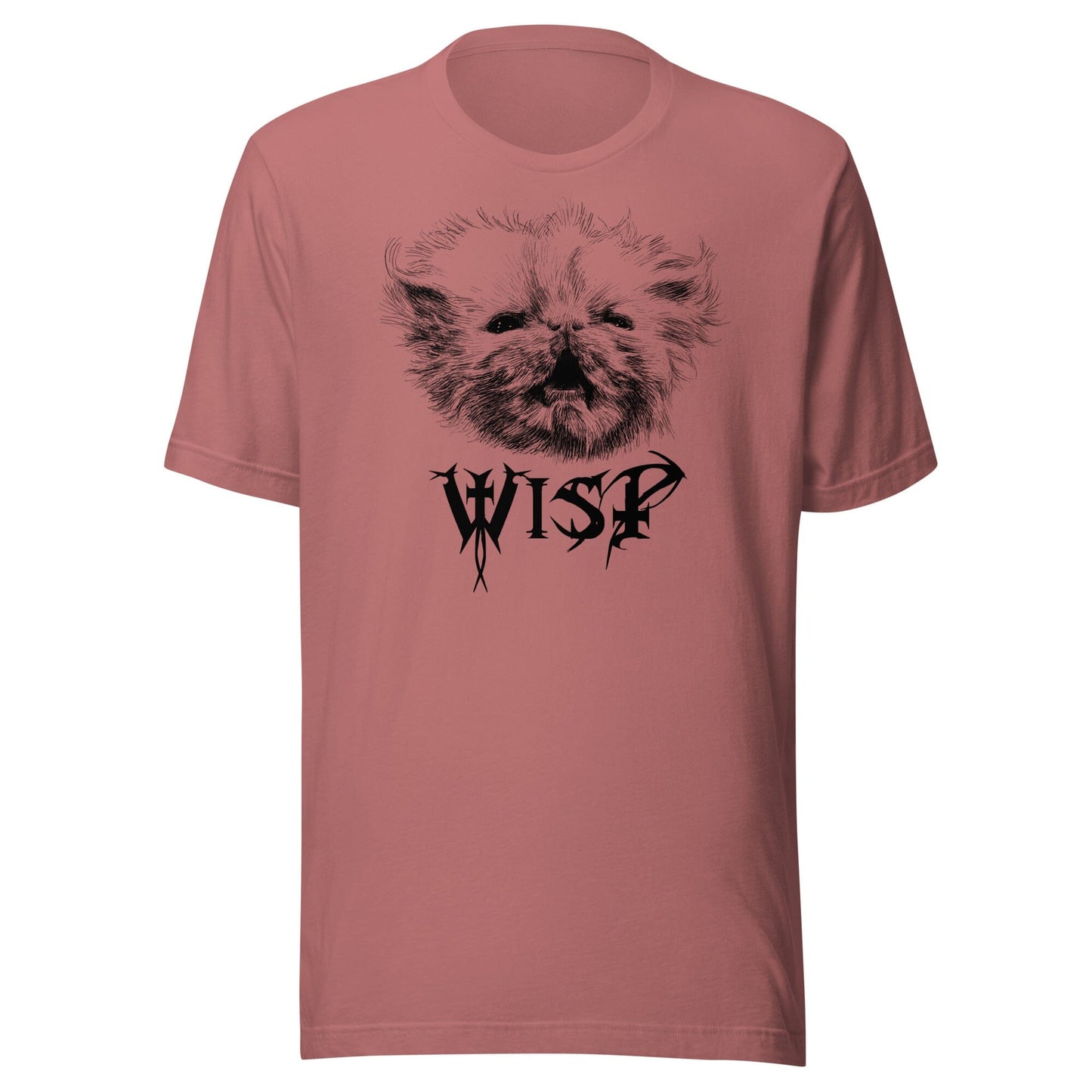 Metal Wisp T-Shirt [Unfoiled] (All net proceeds go to Rags to Riches Animal Rescue) JoyousJoyfulJoyness Mauve S 