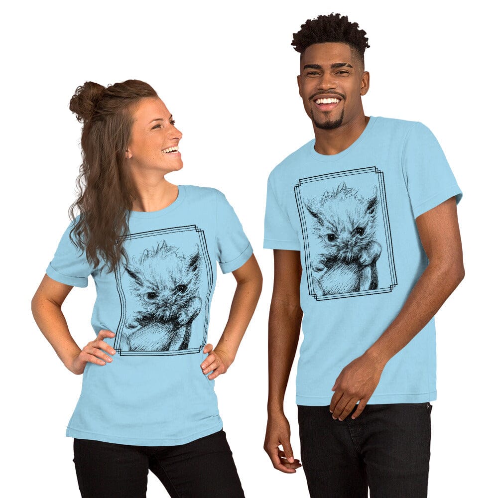 Scrungle Wisp T-Shirt [Unfoiled] (All net proceeds go to Rags to Riches Animal Rescue, Inc.) JoyousJoyfulJoyness Ocean Blue S 