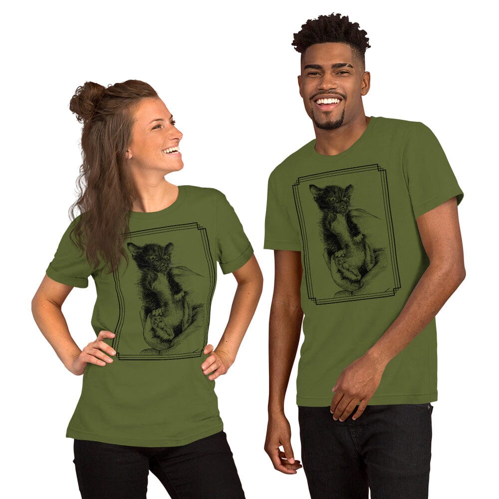 Silly Tiny Tim T-Shirt [Unfoiled] (All net proceeds go to Tiny Tim's Tiny Foster Family) JoyousJoyfulJoyness Olive S 