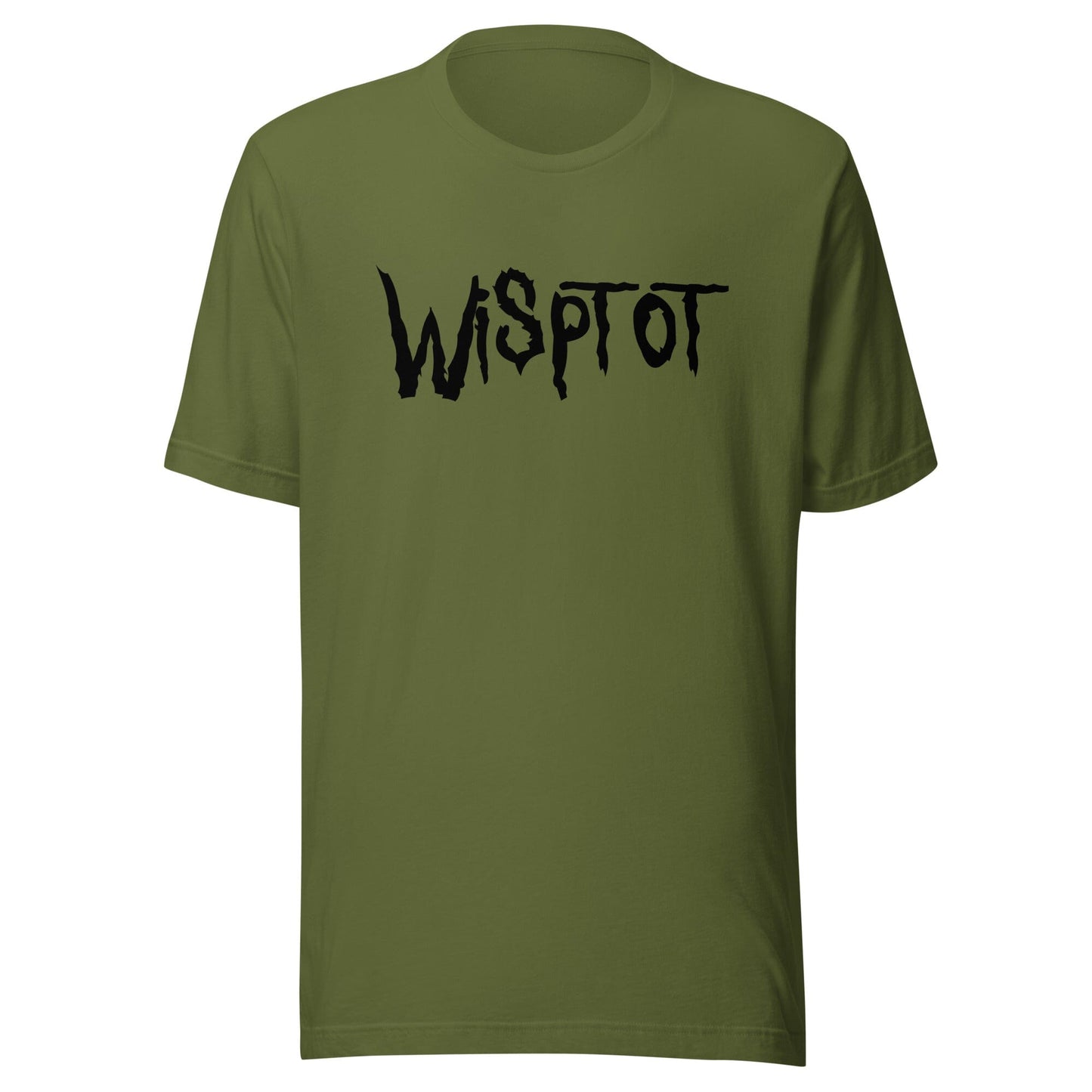 WispTot T-Shirt (Extended Sizing) [Unfoiled] (All net proceeds go to equally to Kitty CrusAIDe and Rags to Riches Animal Rescue) JoyousJoyfulJoyness Olive 3XL 