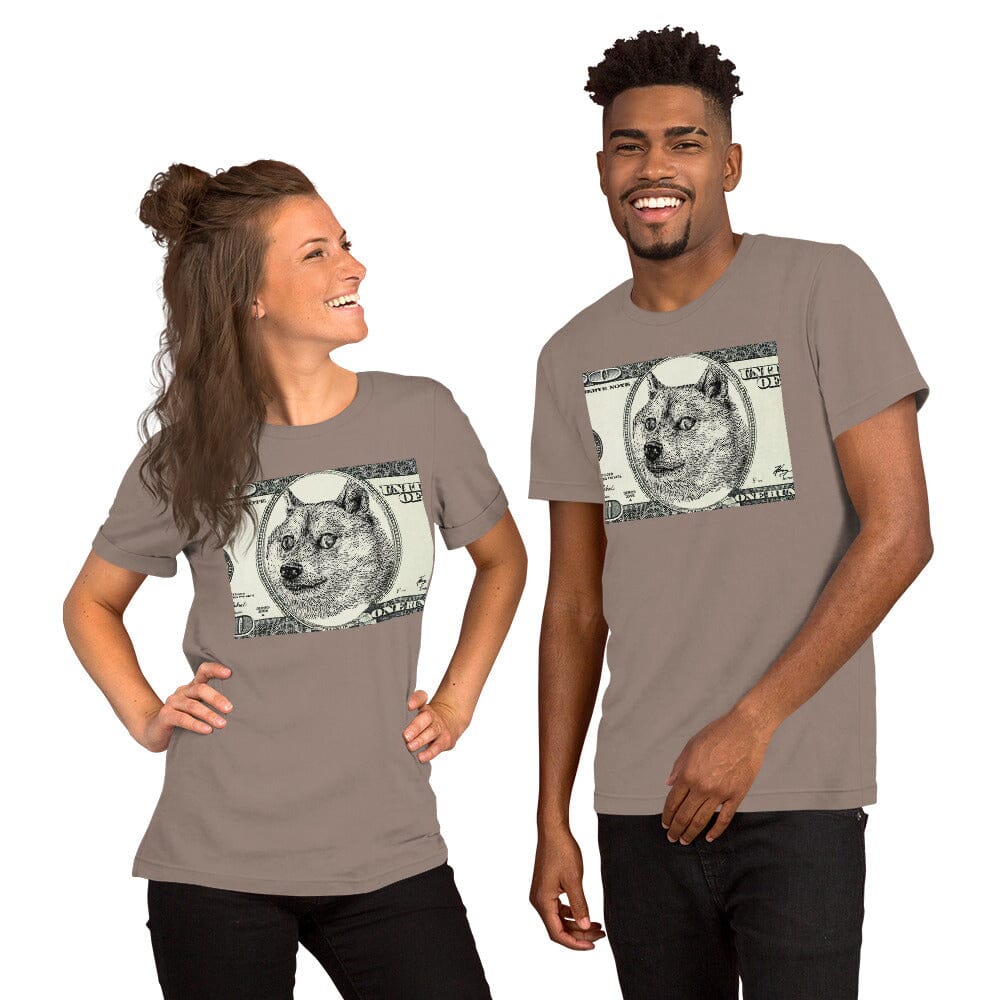 Doge Bucks T-Shirt JoyousJoyfulJoyness Pebble XS 