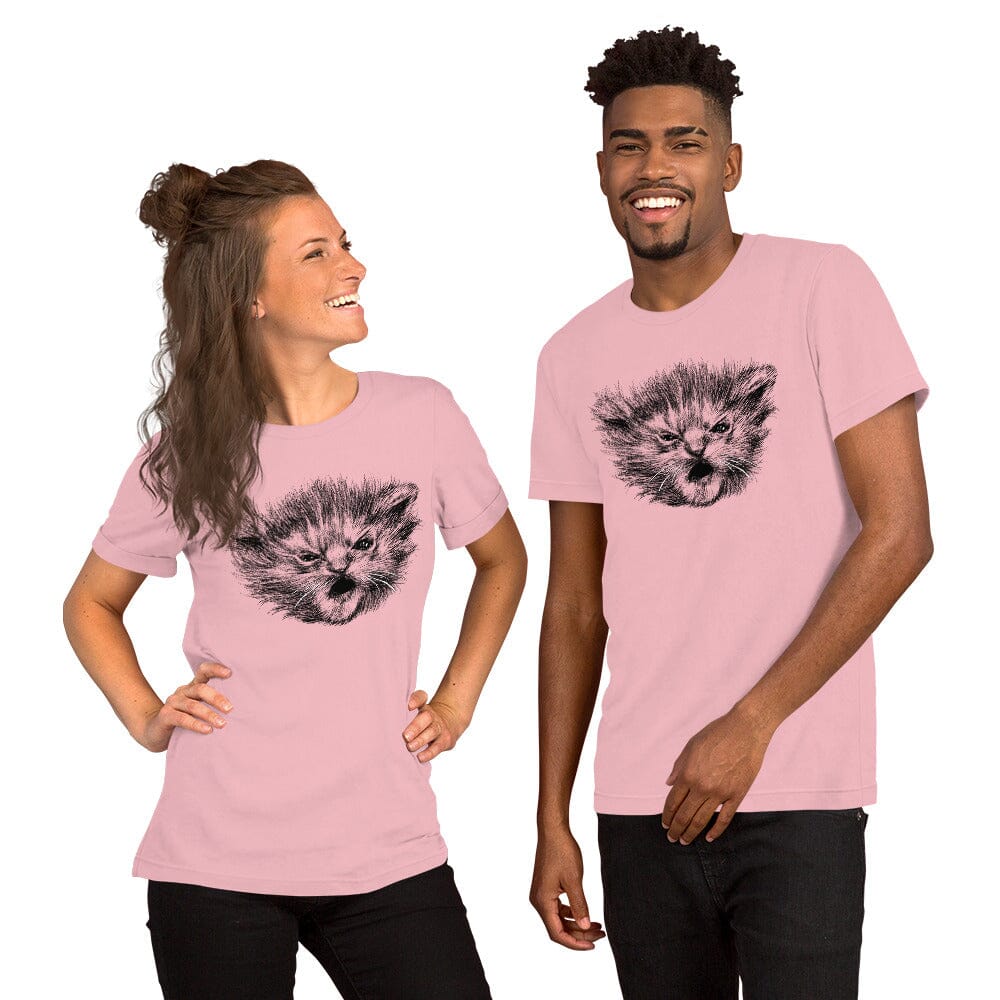 Angry Tater Tot T-Shirt [Unfoiled] (All net proceeds go to Kitty CrusAIDe) JoyousJoyfulJoyness Pink S 