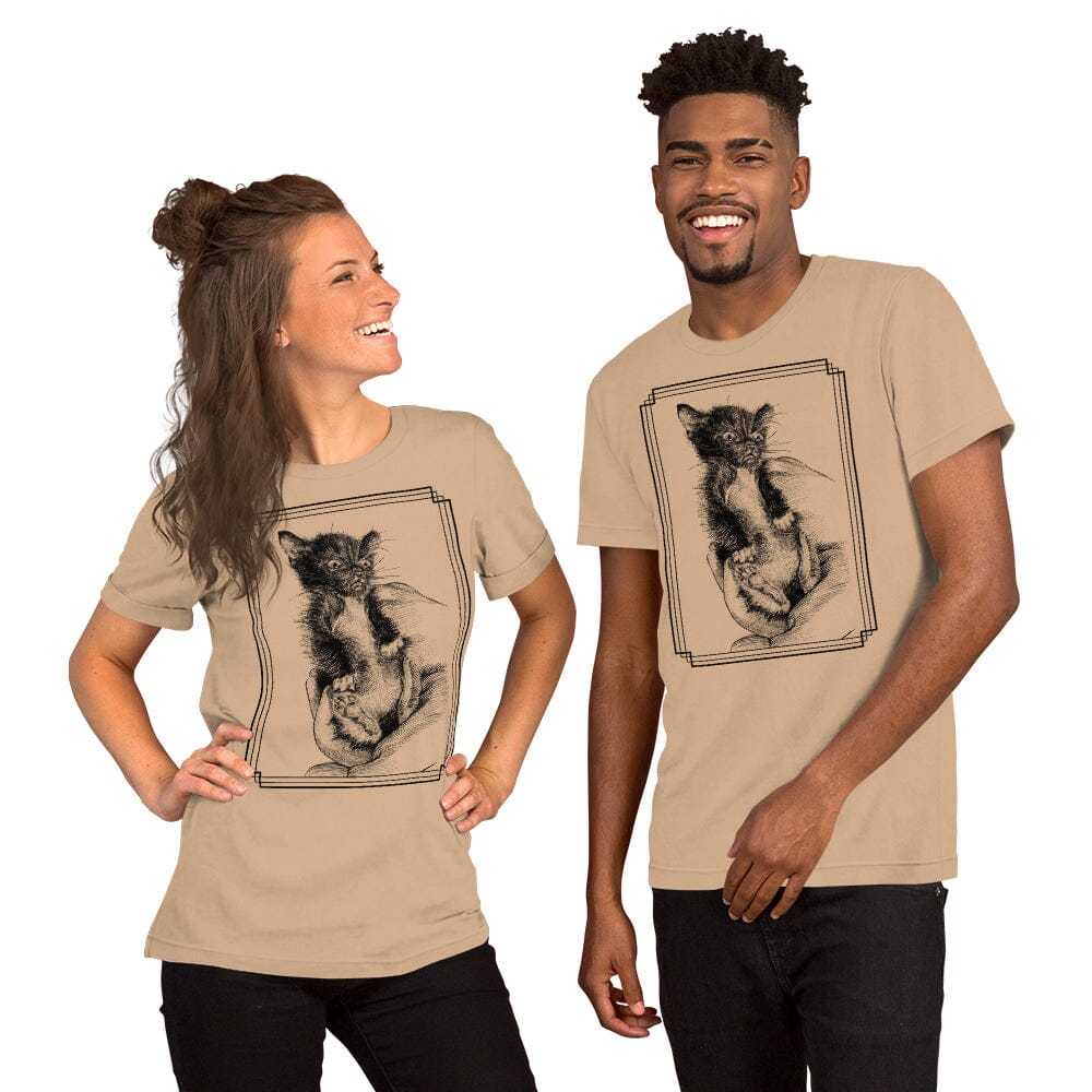 Silly Tiny Tim T-Shirt [Unfoiled] (All net proceeds go to Tiny Tim's Tiny Foster Family) JoyousJoyfulJoyness Tan XS 
