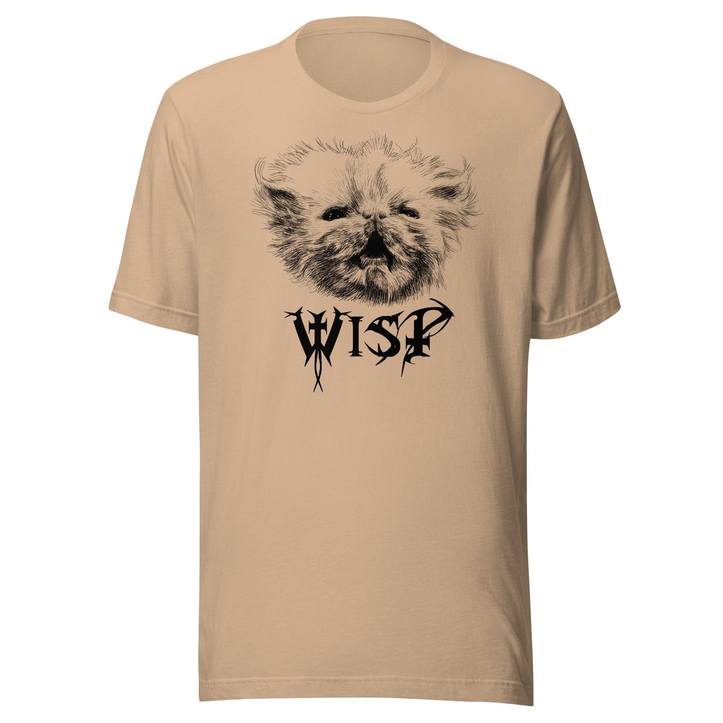 Metal Wisp T-Shirt [Unfoiled] (All net proceeds go to Rags to Riches Animal Rescue) JoyousJoyfulJoyness Tan XS 