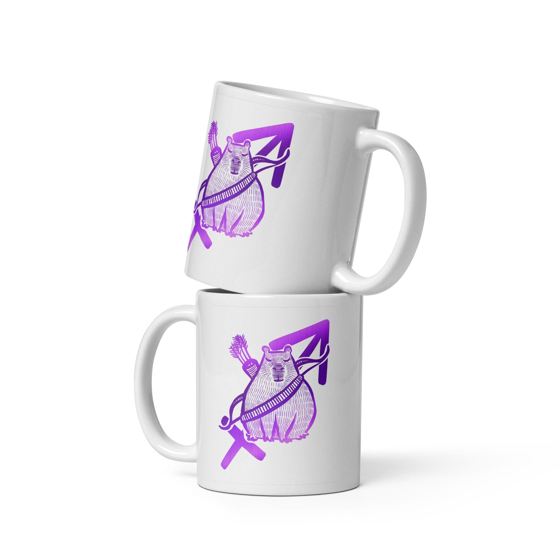 Capybara Zodiac - 09 - Sagittarius Ceramic Mug JoyousJoyfulJoyness 11 oz 