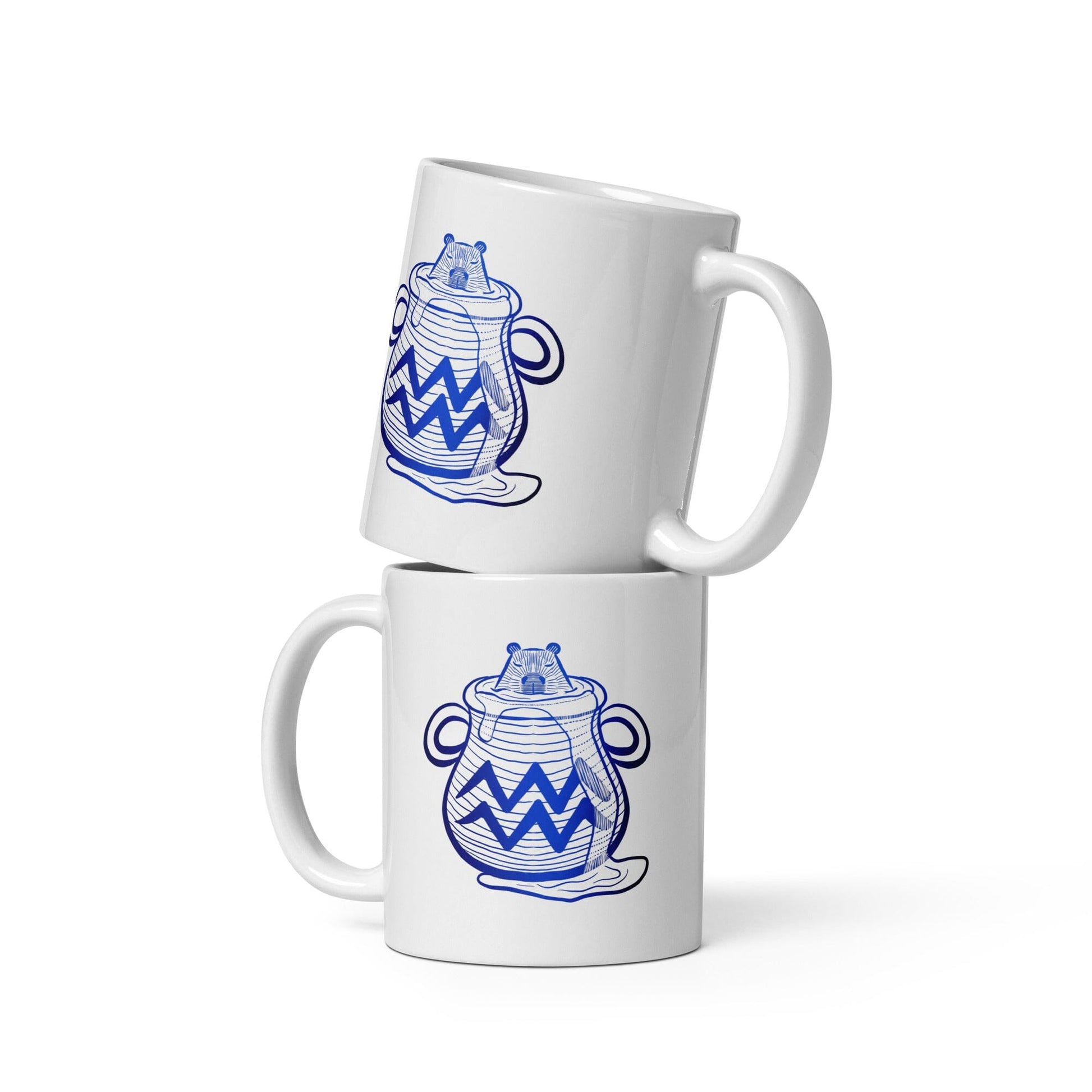 Capybara Zodiac - 11 - Aquarius Ceramic Mug JoyousJoyfulJoyness 11 oz 