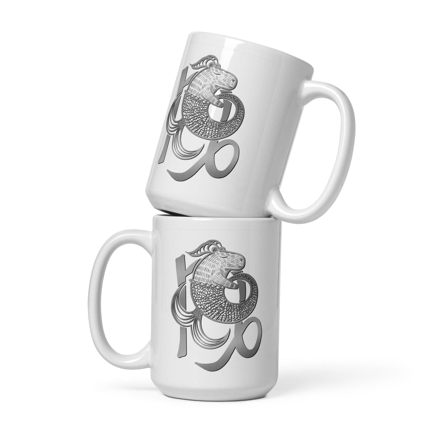 Capybara Zodiac - 10 - Capricorn Ceramic Mug JoyousJoyfulJoyness 15 oz 