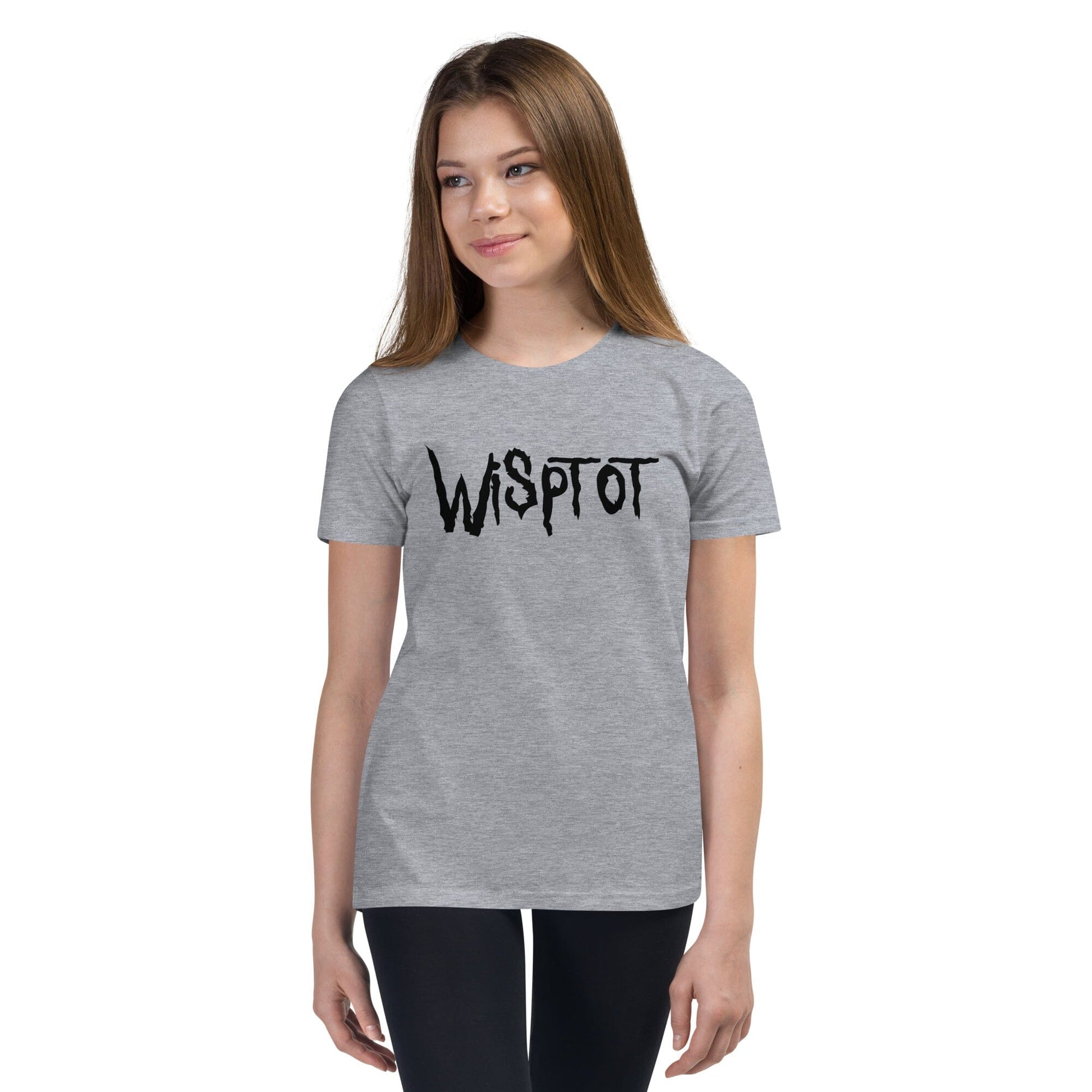 WispTot YOUTH T-Shirt [Unfoiled] (All net proceeds go to equally to Kitty CrusAIDe and Rags to Riches Animal Rescue) JoyousJoyfulJoyness Athletic Heather S 