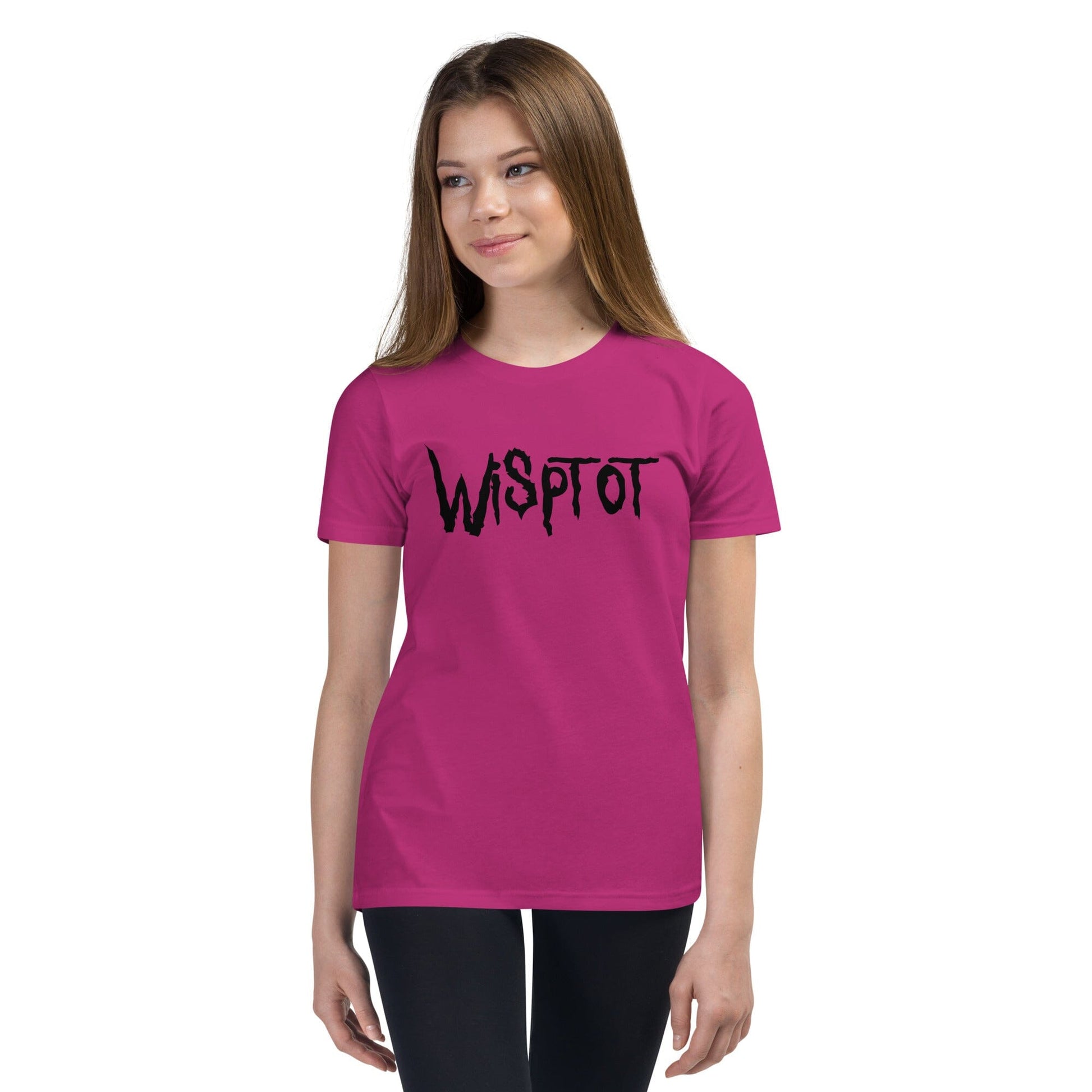 WispTot YOUTH T-Shirt [Unfoiled] (All net proceeds go to equally to Kitty CrusAIDe and Rags to Riches Animal Rescue) JoyousJoyfulJoyness Berry S 