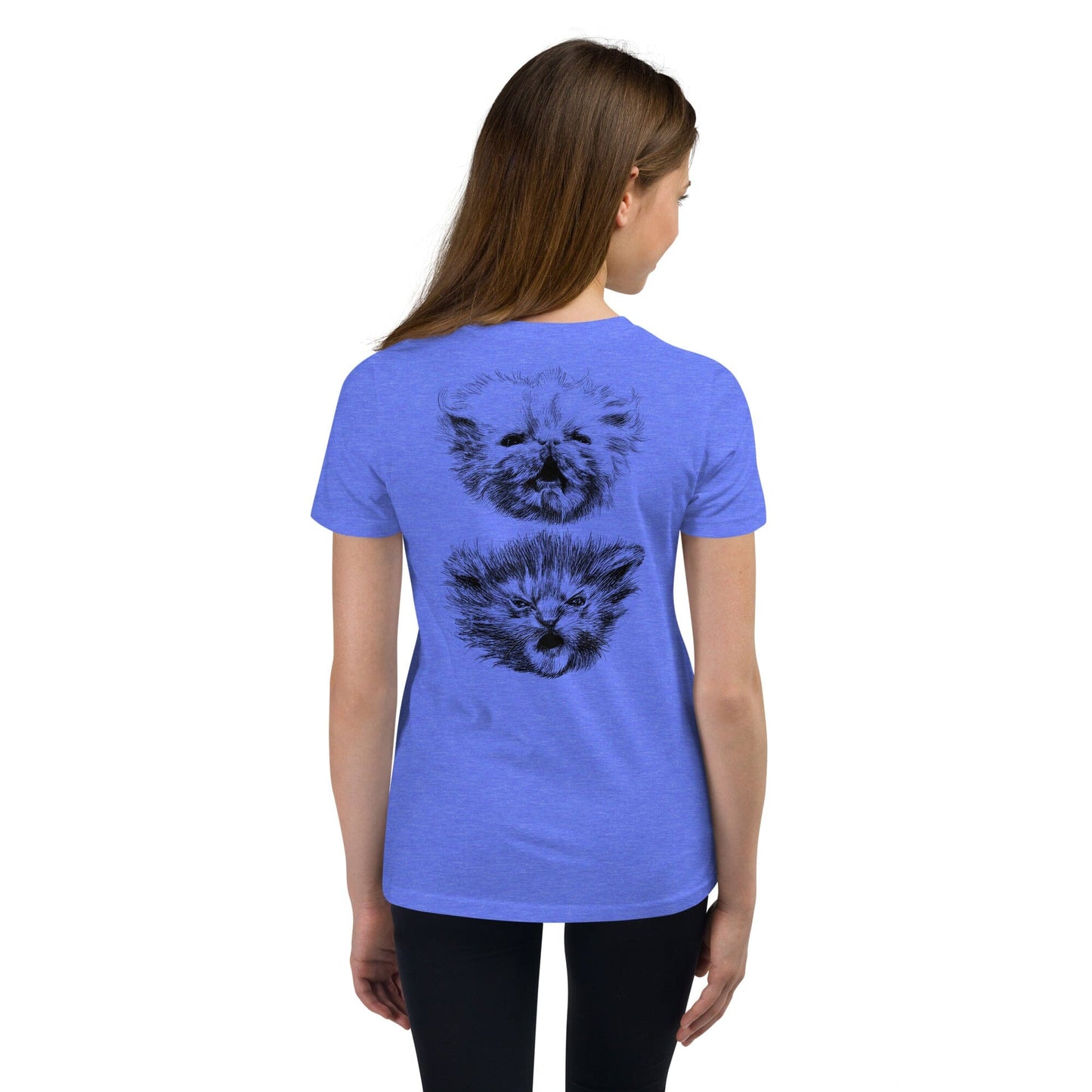 WispTot YOUTH T-Shirt [Unfoiled] (All net proceeds go to equally to Kitty CrusAIDe and Rags to Riches Animal Rescue) JoyousJoyfulJoyness 