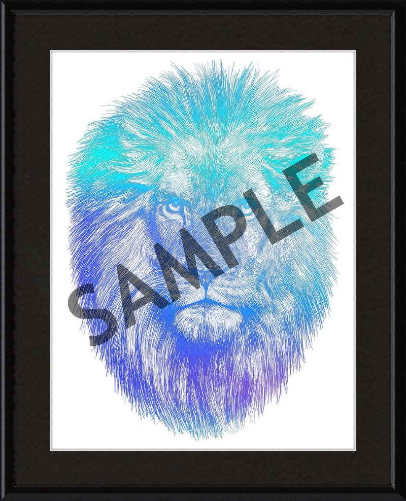 Custom Frames for 8.5x11 or 11x8.5 Inch Foiled Prints (US Only) Custom JoyousJoyfulJoyness 8 1/2" x 11" Hanover, in Gloss Black 1" Smooth Black (White Core)