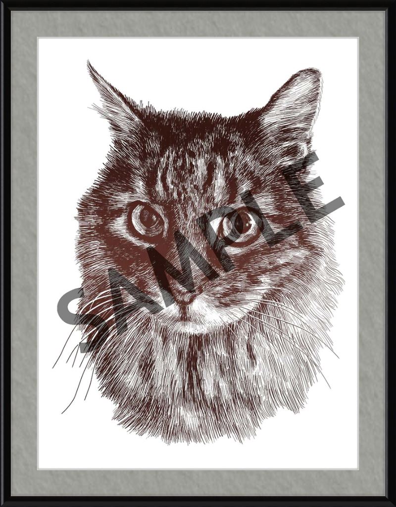 Custom Frames for 12x16 or 16x12 Inch Foiled Prints (US Only) Custom JoyousJoyfulJoyness 12" x 16" Hanover, in Gloss Black 1" Gray (White Core)